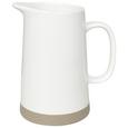 Carafă Albă Emilia - alb, Romantik / Landhaus, ceramică (15,9/17,5cm) - Zandiara Carafă Albă Emilia - alb, Romantik / Landhaus, ceramică (15,9/17,5cm) - Zandiara