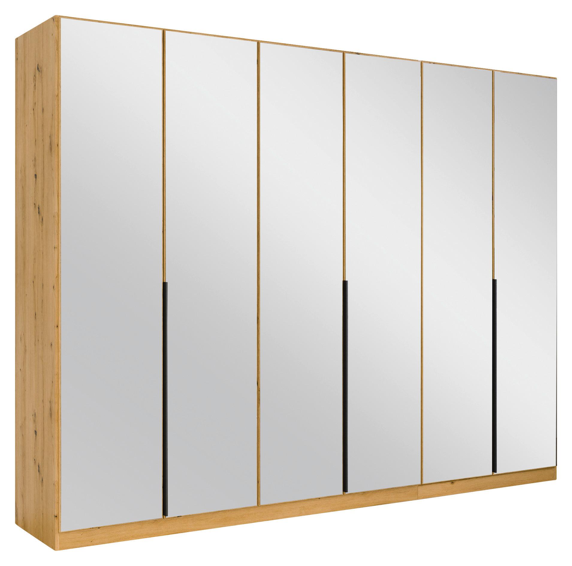 Ormar S Klasičnim Vratima Skyla - siva/hrast Artisan, Moderno, drvni materijal/metal (271/210/54cm) - Modern Living