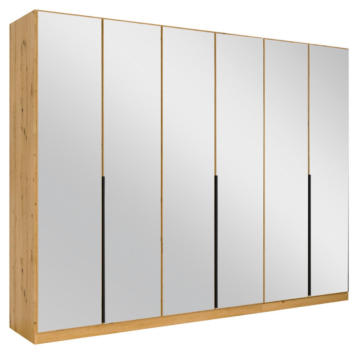 Ormar S Klasičnim Vratima Skyla - siva/hrast Artisan, Moderno, drvni materijal/metal (271/210/54cm) - Modern Living