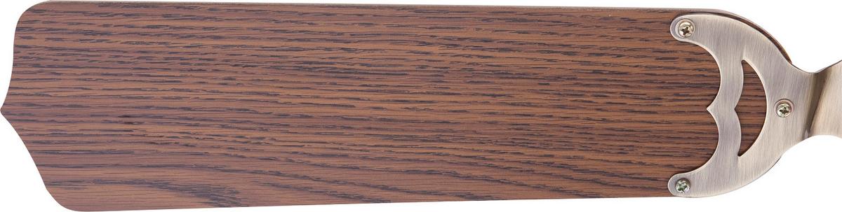 Deckenventilator Lilo Graphit-/Buchefarben - Buchefarben/Messingfarben, Basics, Glas/Holzwerkstoff (106/40,6cm)