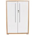 Pisarniška Omara Kraft - hrast/bela, Moderno, leseni material (75/113/35cm) - Mömax modern living