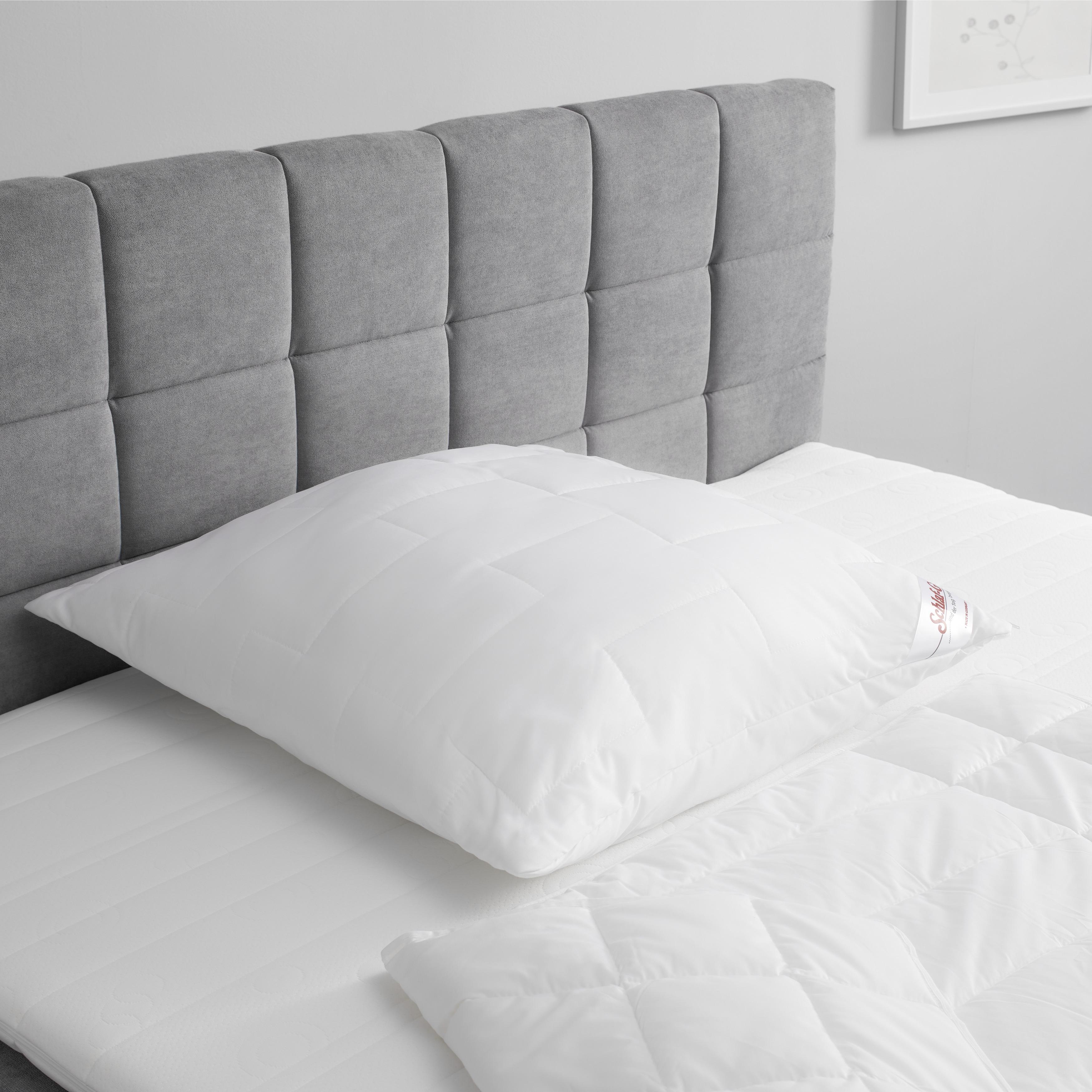 Kopfkissen Schlaf Gut Utah ca. 80x80cm - Weiß, KONVENTIONELL, Textil (80/80cm) - FAN