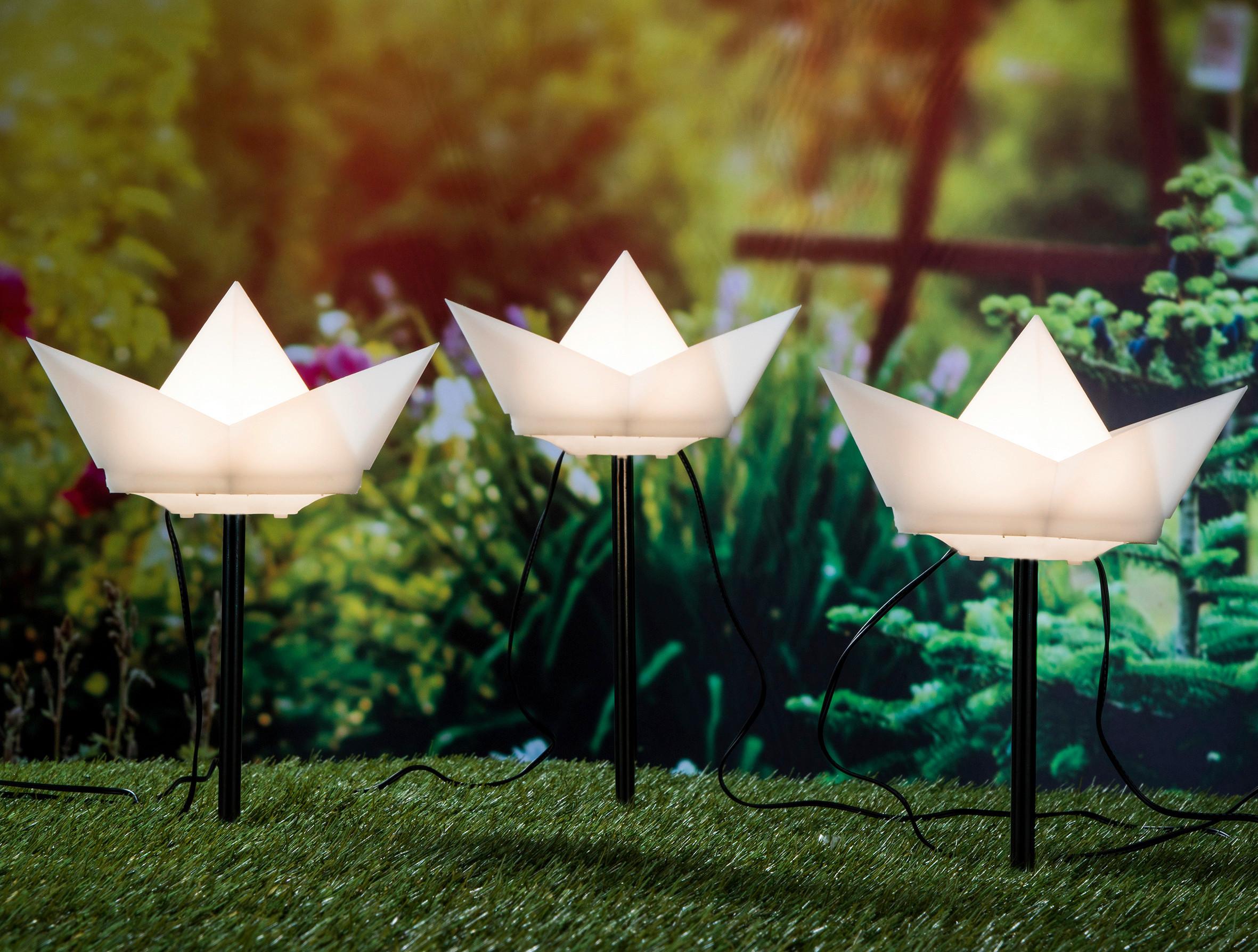 LAMPA SOLARNA LED SOLAR BOAT - biały, Lifestyle, tworzywo sztuczne (15/8,5/8cm) - P & B