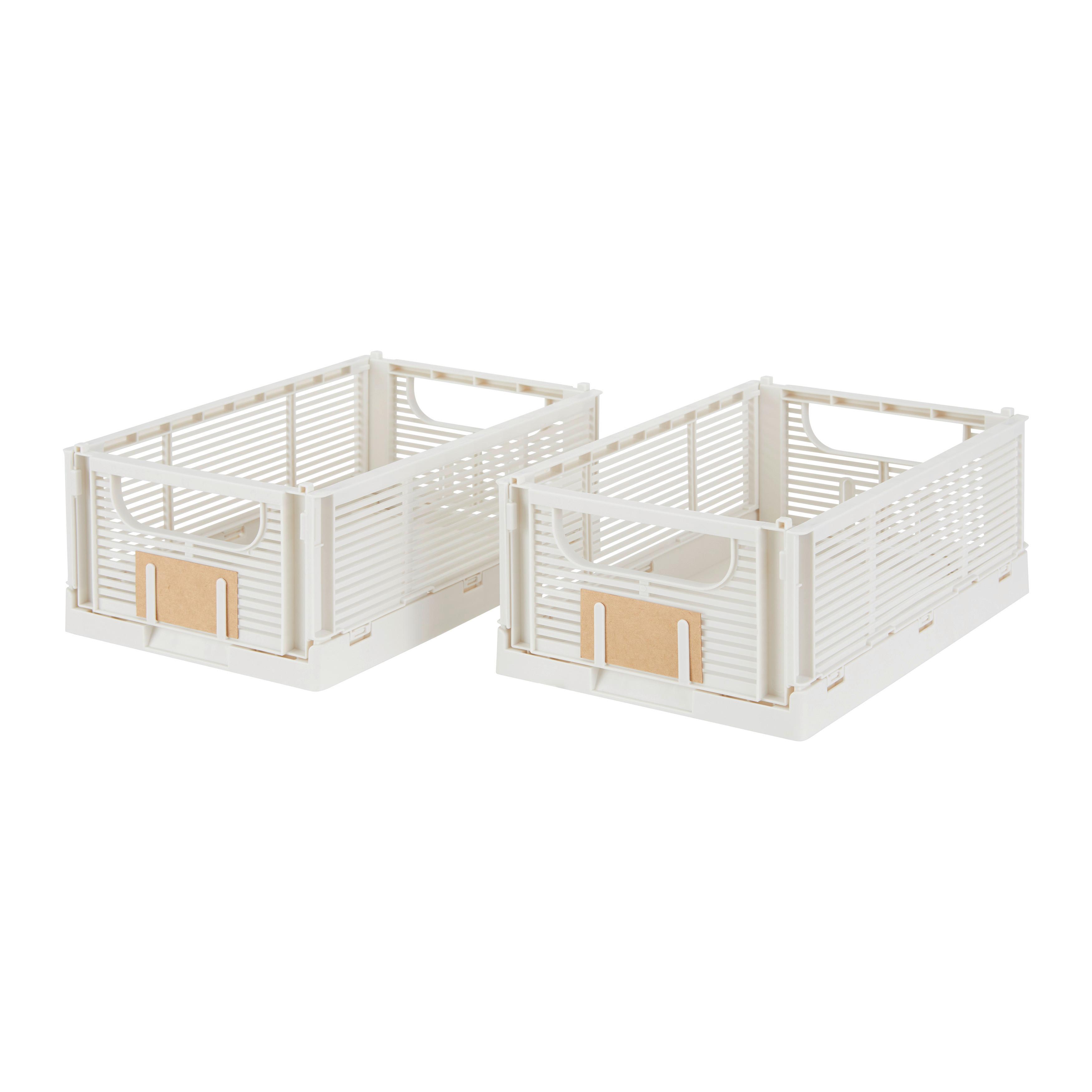 KLAPPBOX KNUT - S - vit, Modern, plast (25/17/10cm) - Mömax