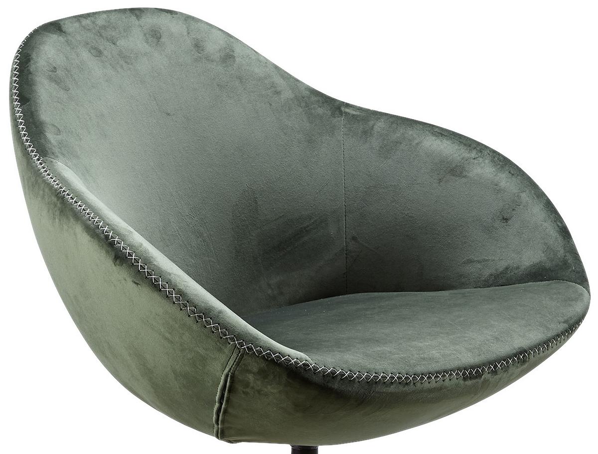 Fotelj Sarin - zlate barve/bela, Moderno, kovina/tekstil (70/79/70cm) - MID.YOU
