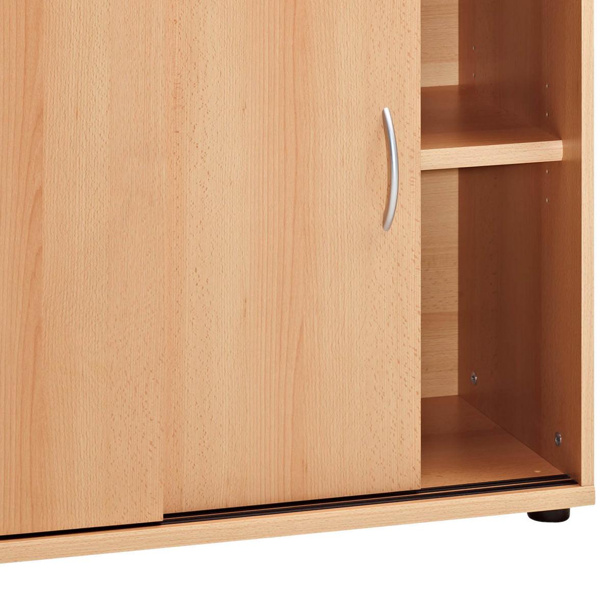 Aktenschrank Serie 4000 Buchefarbe - Buchefarben, Basics, Holzwerkstoff (100/77,4/39,5cm) - MID.YOU