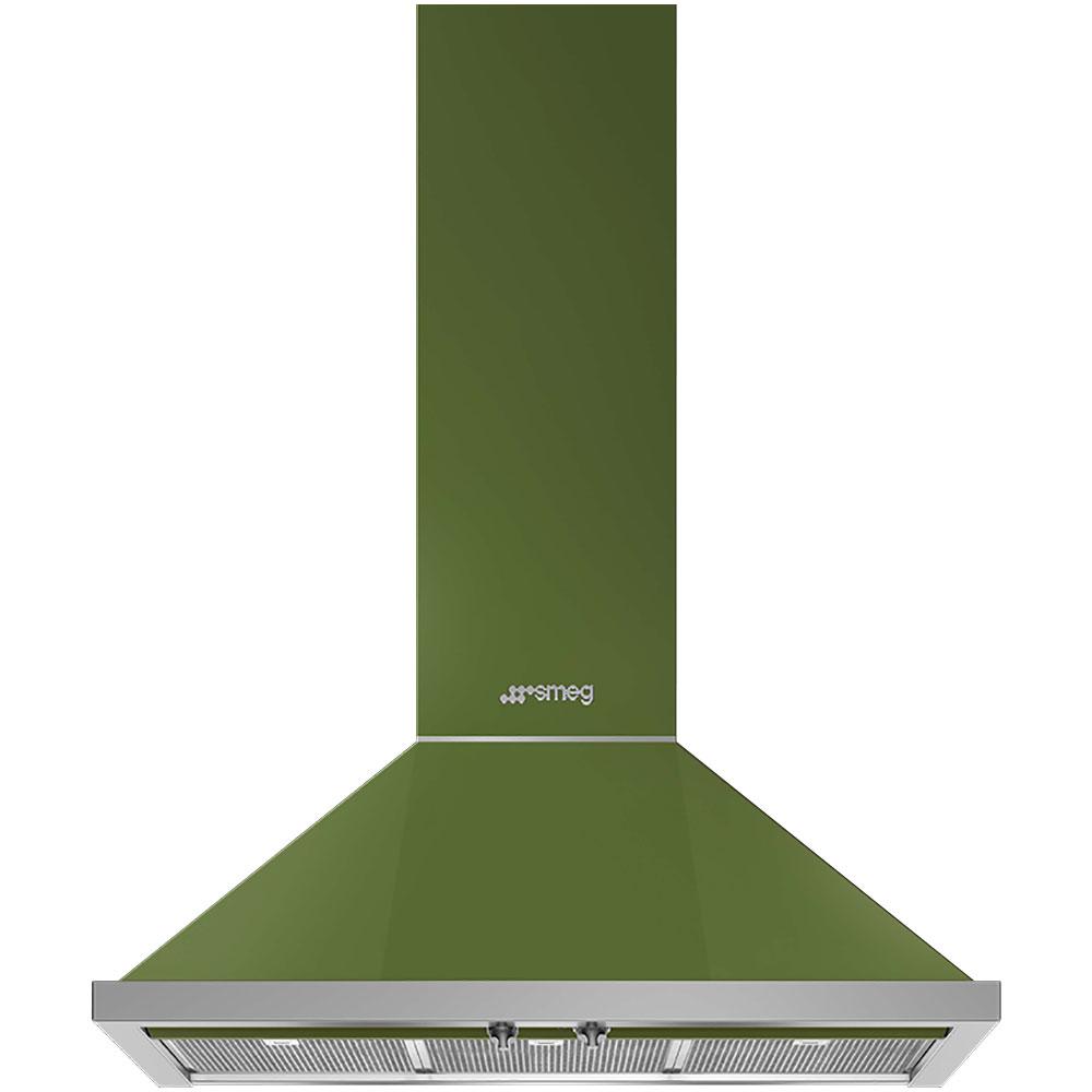 DUNSTABZUGSHAUBE KPF9OG - Olivgrün, LIFESTYLE (89,6/122,7/49,5cm) - SMEG