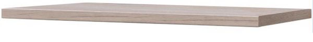 Arbeitsplatte in Anthrazit/Eiche - Eichefarben, Holzwerkstoff (220/60cm) - FlexWell