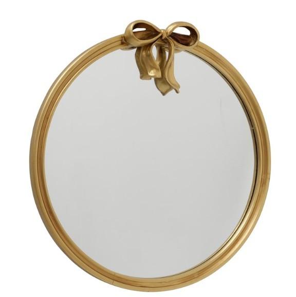 LUSTRO ŚCIENNE 2070967 - kolor złoty, Basics, tworzywo sztuczne/szkło (3/51/53cm) - Boltze Home