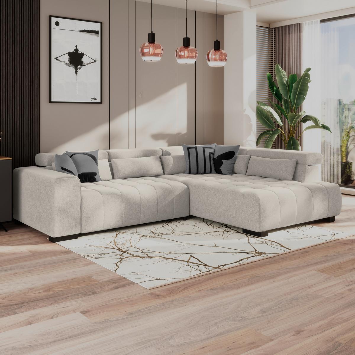 Coltar MATERA - bej, Trend, textil (311/226cm)