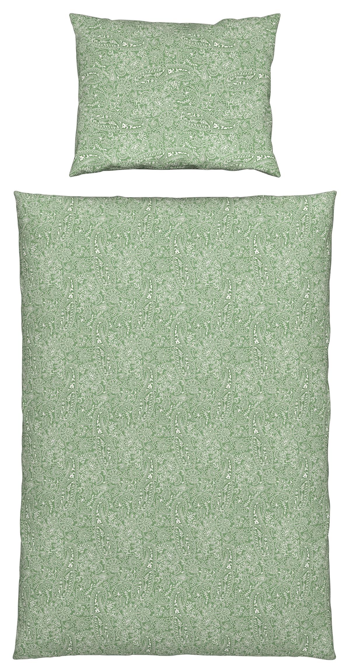 Ágyneműhuzat-garnitúra Layla - zöld, Konventionell, textil (140/200cm) - Modern Living