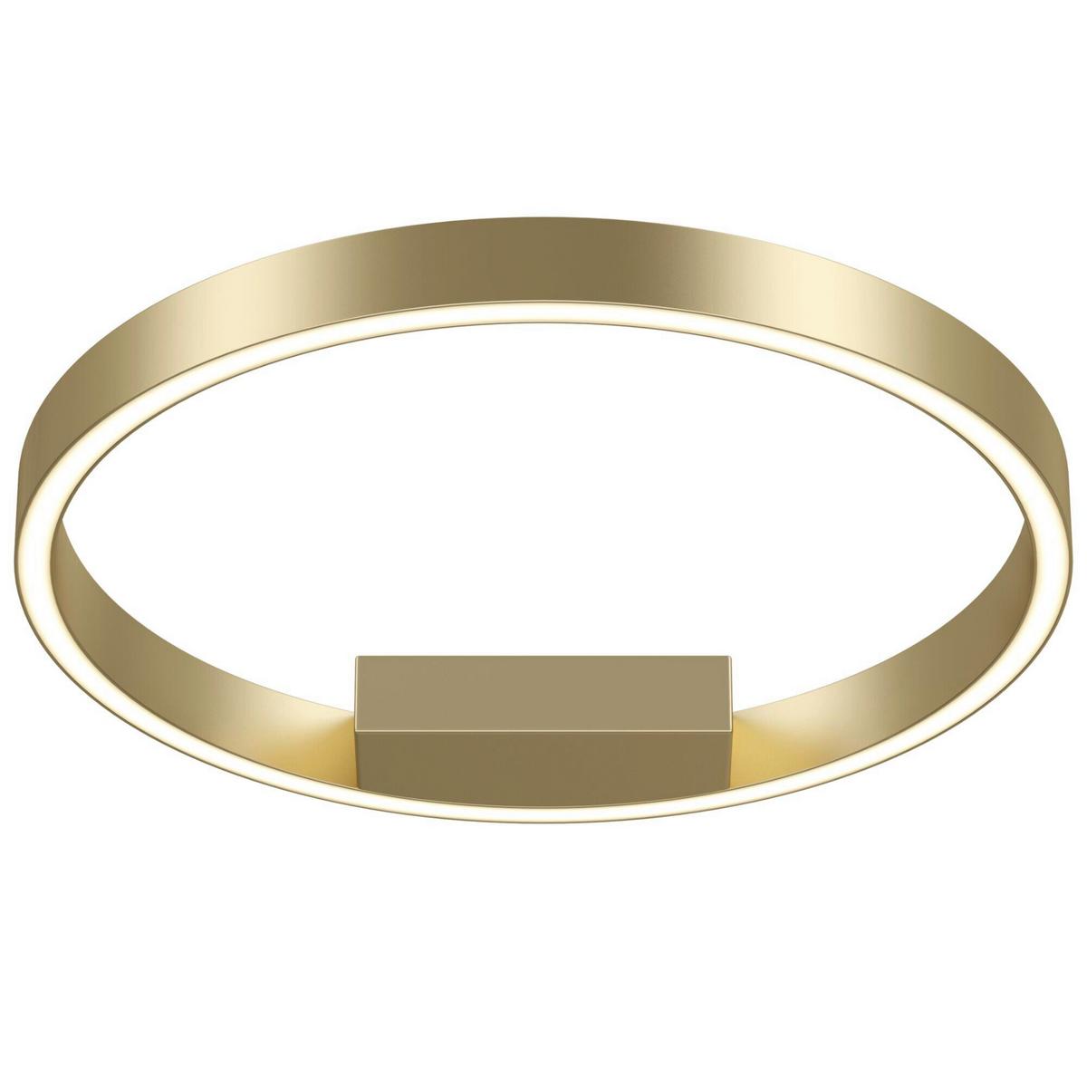 DECKENLEUCHTE RIM - Messingfarben, Trend, Metall (40/3,5cm) - MAYTONI