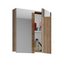 Omara Z Ogledalom Vcb 1, Hrast - hrast sonoma, Basics, steklo/leseni material (60/59/12cm) - MID.YOU
