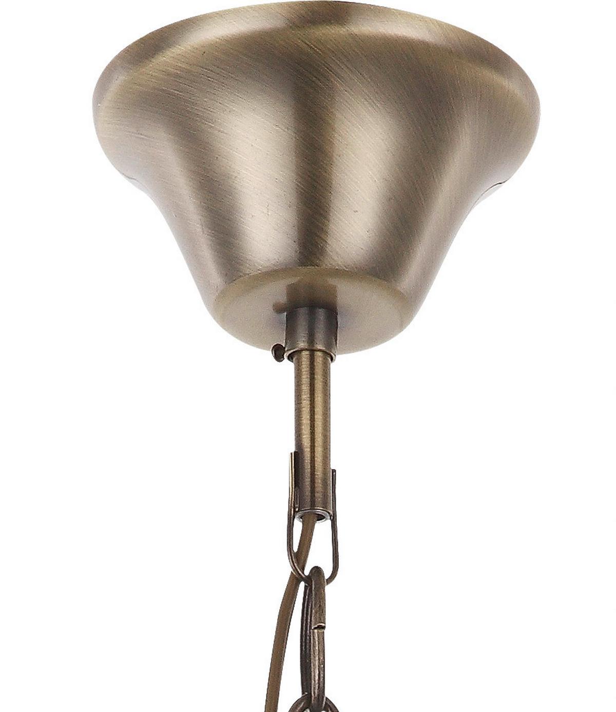 Svjetiljka Viseća 60208h Rena - Romantično / ladanjski, staklo/metal (30/120cm) - Globo