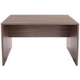 Íróasztal Profi - sötétbarna, modern, faanyagok (120/76/80cm) - OMBRA