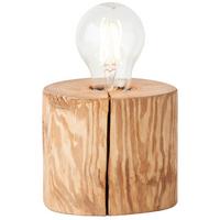 Tischleuchte Trabo Kieferfarben max. 25 Watt - Kieferfarben, Natur, Holz (10/10cm) - Brilliant