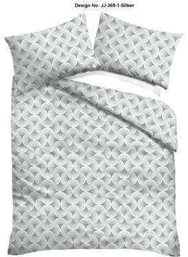 Posteljina Silva 140x200/60x80cm - srebrne boje, Konvencionalno, tekstil (140/200cm) - Mömax