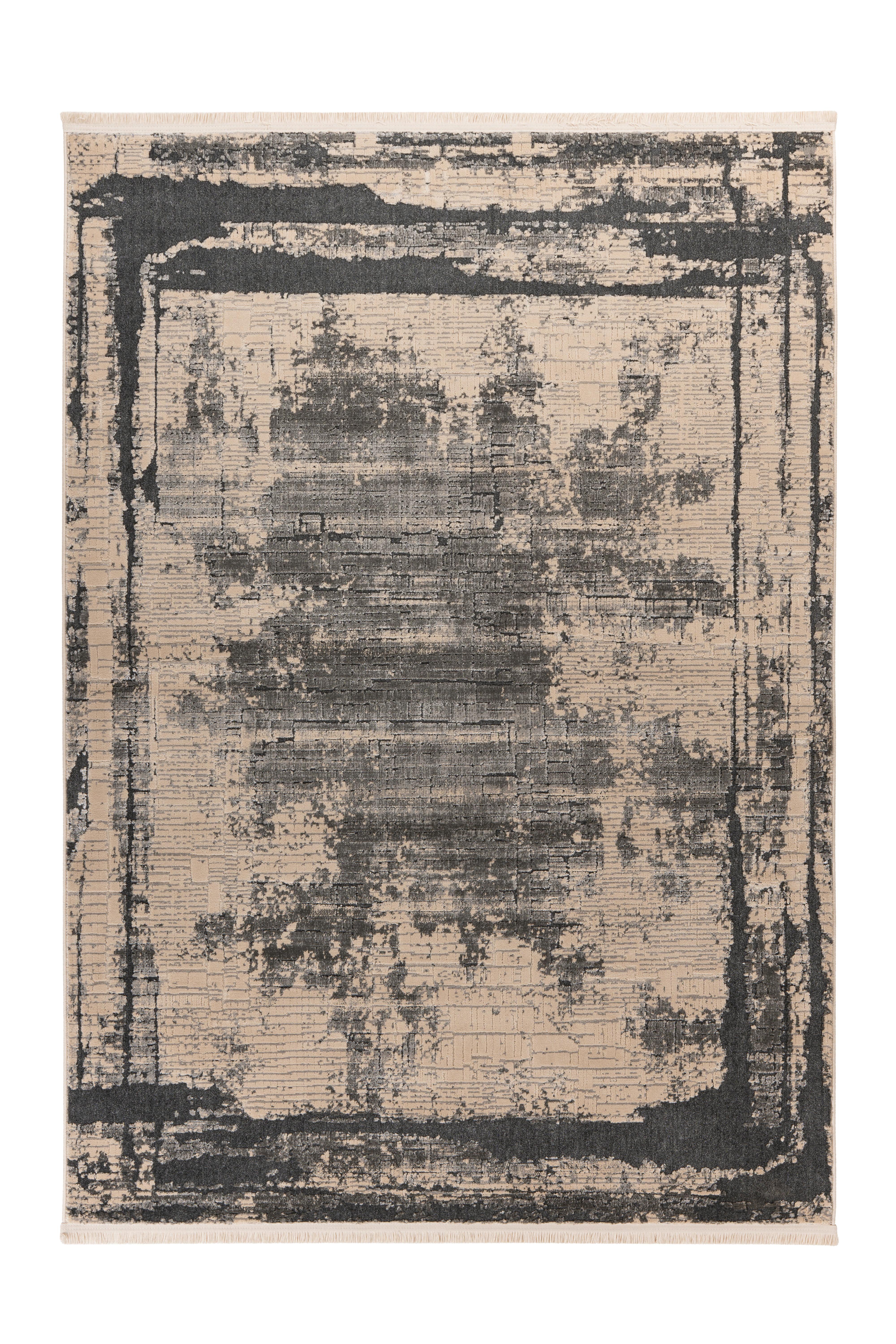 Vintage-teppich Adela 225 Grau 120x170 - Grau, Basics, Textil (120/170cm) - Kayoom