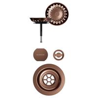 Ventilabdeckung 400061COB Bronzefarben - Bronzefarben, MODERN, Metall - Schock