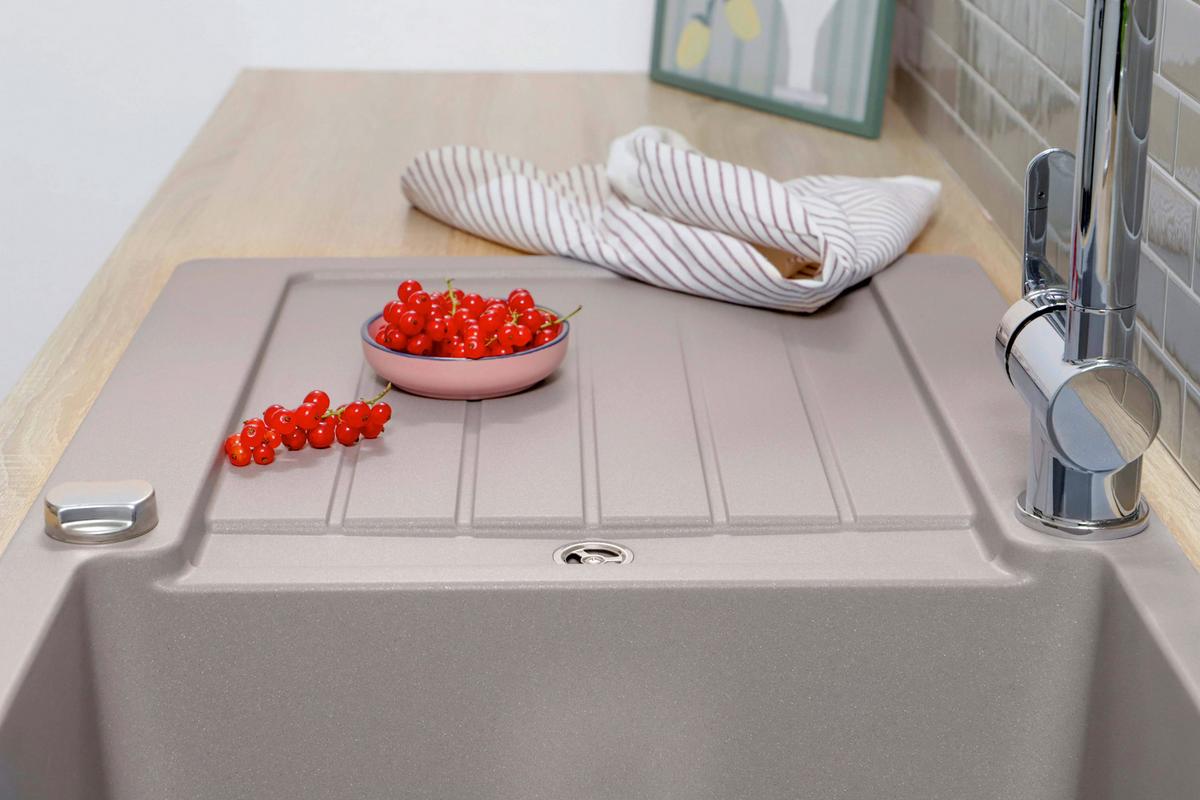 Pomivalno Korito Austin, 86x50cm - siva, Design, kamen (86/21/50cm) - Respekta