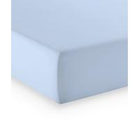 Topper-fixleintuch Q 4000 73 - Azurblau, Basics, Textil (140-160/200-210cm) - Fleuresse
