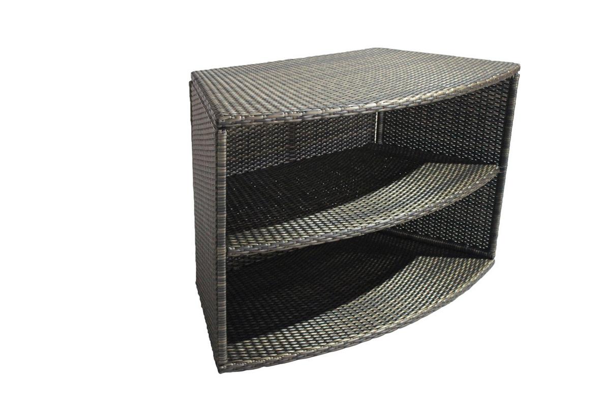 Whirlpool Netspa Octopus ca. 290 cm mit Umrandung+5 Möbel - Schwarz, Basics, Leder/Kunststoff (290/73cm)