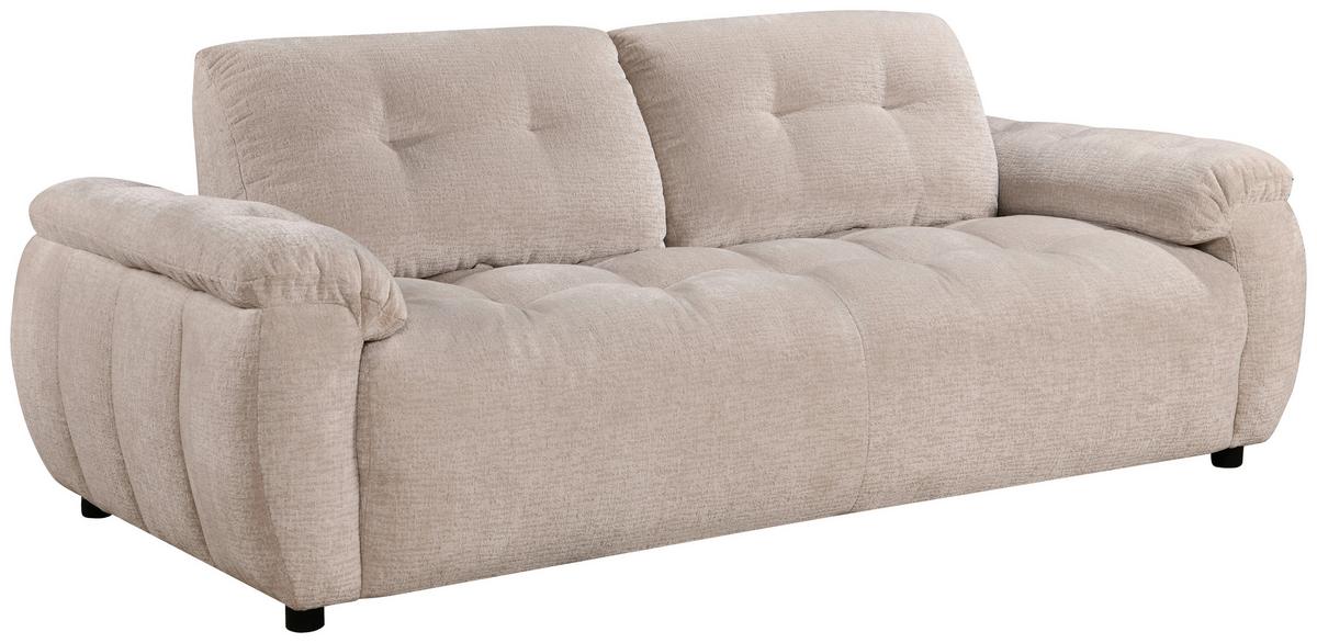 Sofa Alba - crna/sivo-bež, Moderno, drvo/tekstil (210/84/106cm) - Mömax