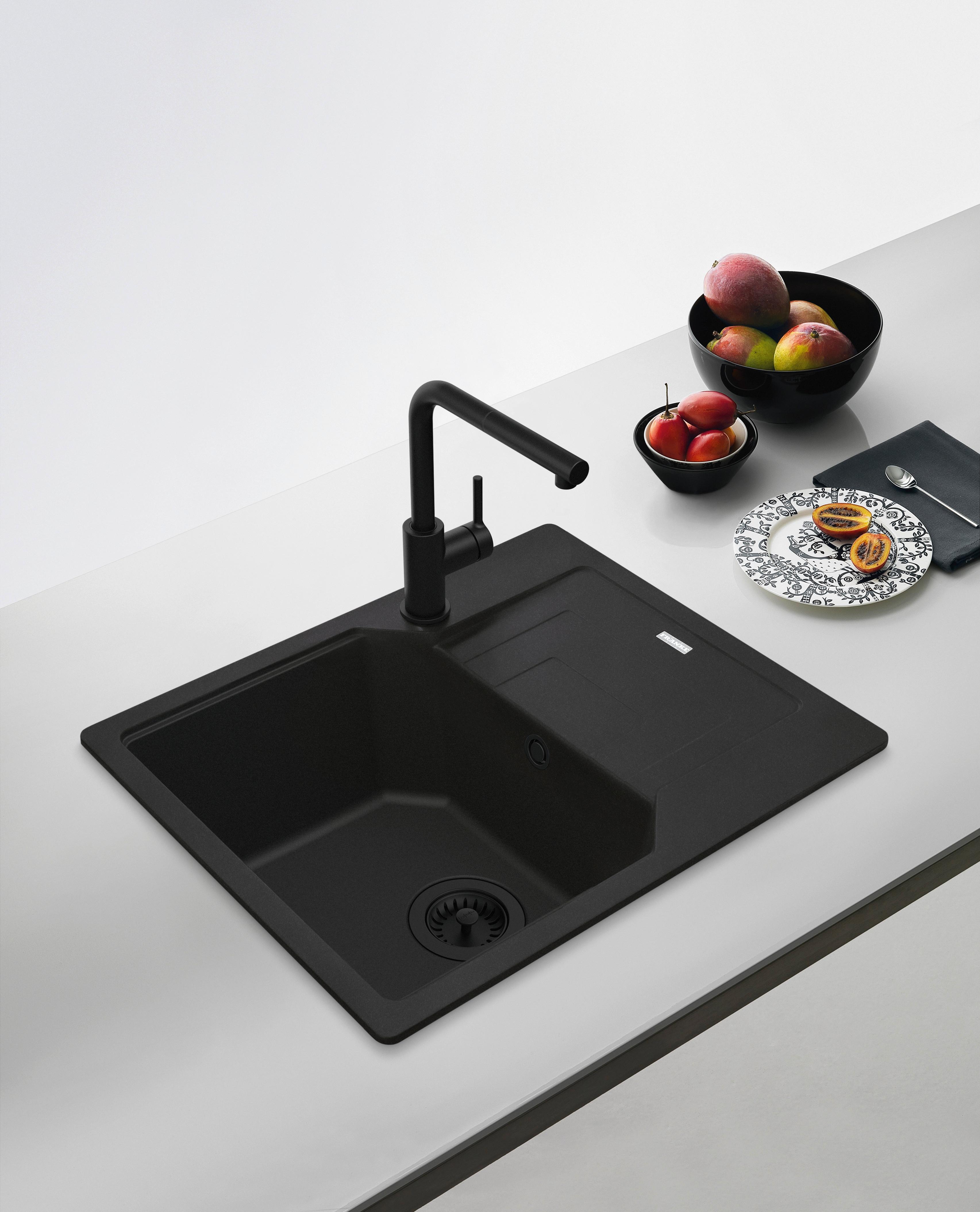 Küchenarmatur 1150712435, schwarz matt - Schwarz, LIFESTYLE (28,4cm) - Franke