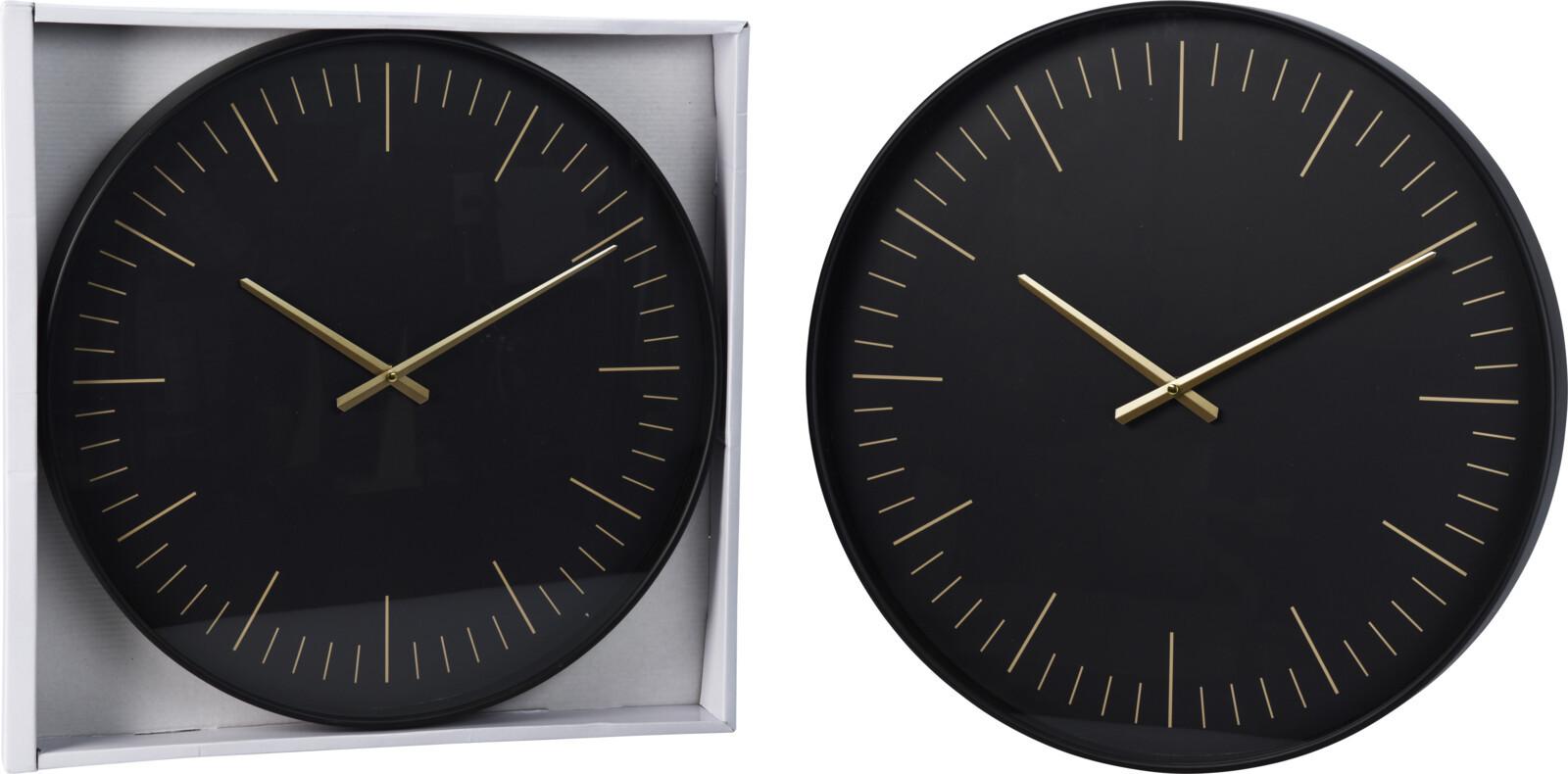 Ceas de perete Black Gold - Basics (50/4cm)