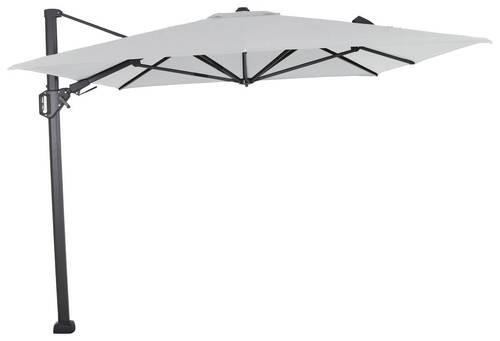 Ampelschirm Sunset N+ BHT 350x 252x260 cm Anthrazit/Grau - Anthrazit/Grau, KONVENTIONELL, Textil/Metall (350/260cm) - Siena Garden