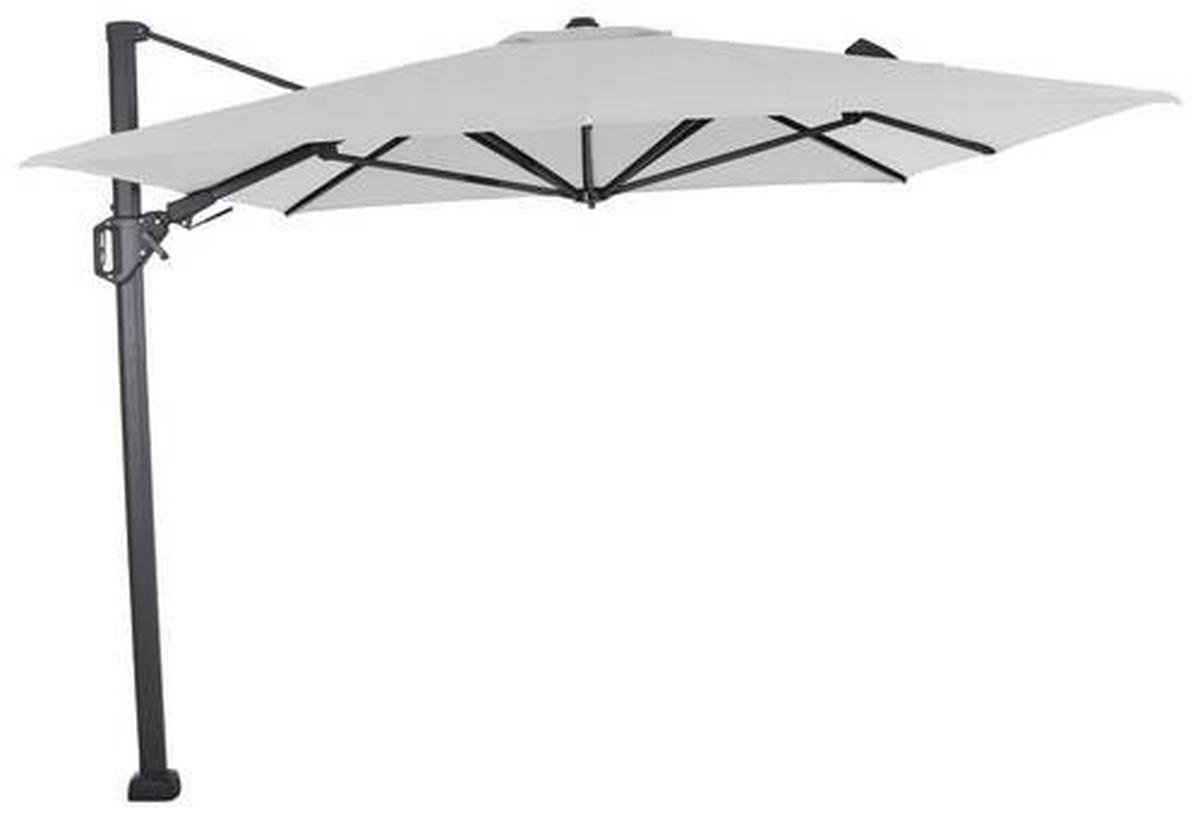Ampelschirm Sunset N+ BHT 350x 252x260 cm Anthrazit/Grau - Anthrazit/Grau, KONVENTIONELL, Textil/Metall (350/260cm) - Siena Garden