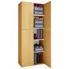 Pisarniška Omara Lona, Bukev - barve bukve, Konvencionalno, leseni material (70/182/37cm) - MID.YOU