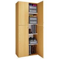 Pisarniška Omara Lona, Bukev - barve bukve, Konvencionalno, leseni material (70/182/37cm) - MID.YOU