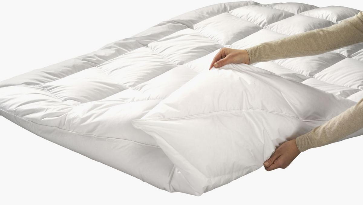 KOŁDRA ZIMOWA ELEGANCE DUO - szampanowy, Basics, tkanina (135/200cm) - Billerbeck