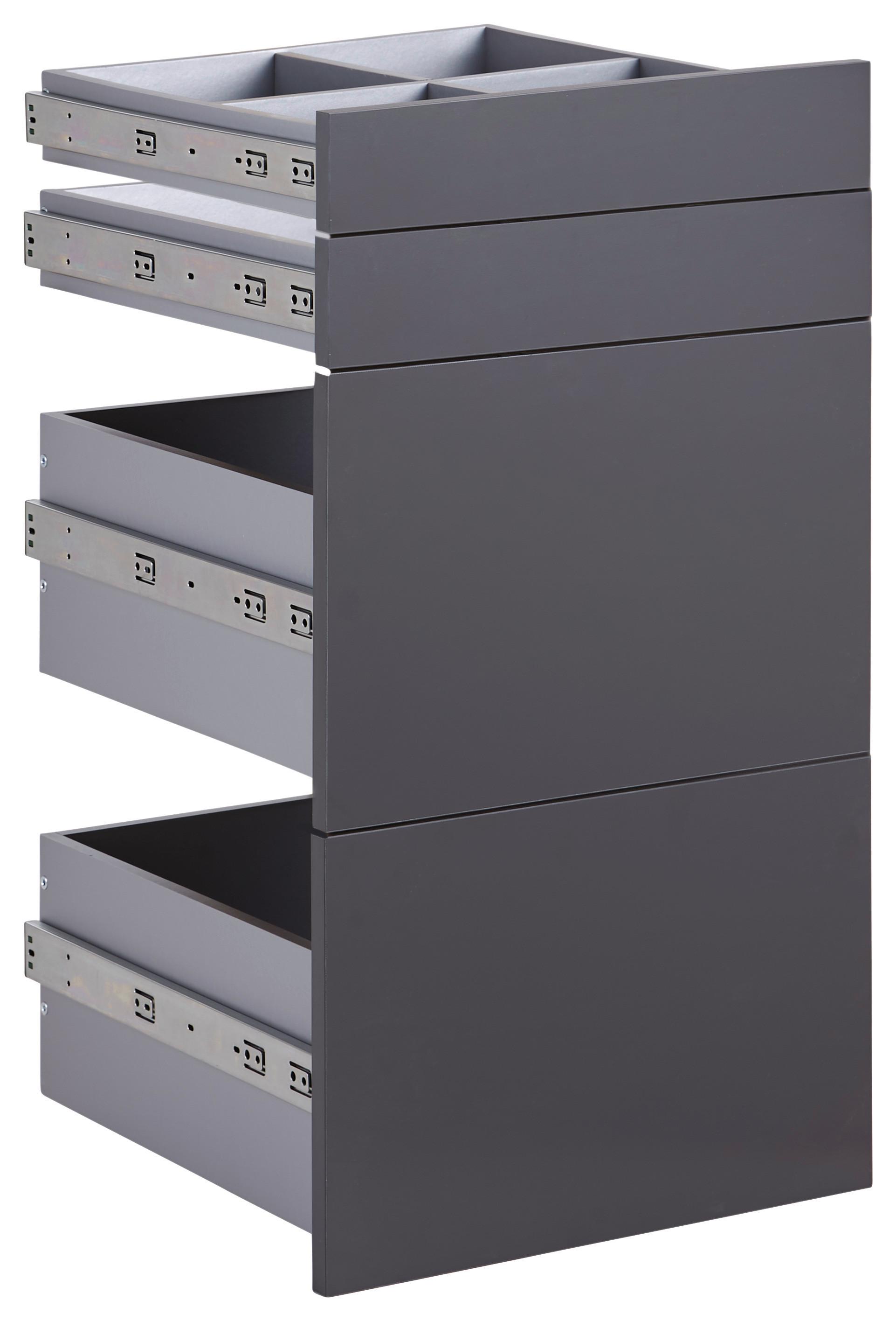 LÅDSET UNIT -BASED- - antracit, Modern, trämaterial (45,3/83/47cm) - Based