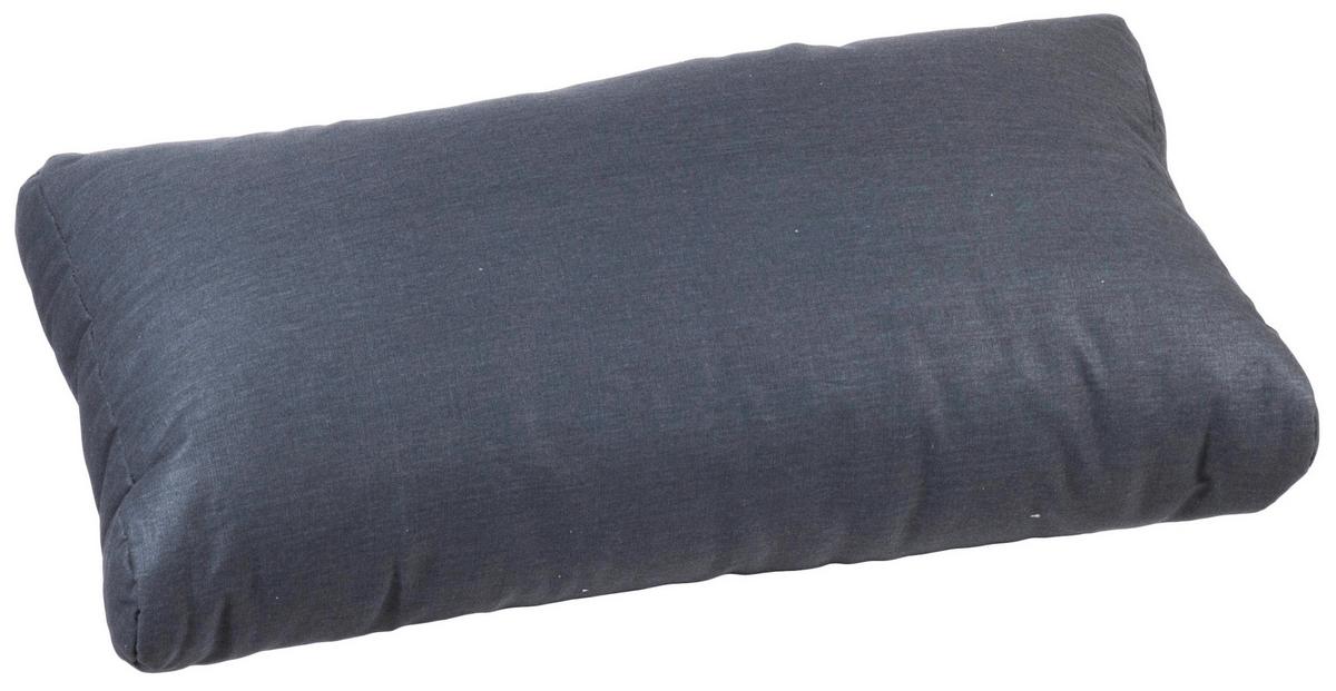 Loungerückenkissen ca. 80x40 cm Anthrazit - Anthrazit, Basics, Textil (80/40/20cm) - Gardenson