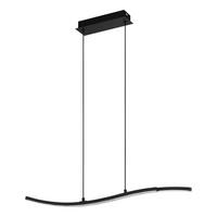 Hängeleuchte 99802_lejias - Transparent/Schwarz, Design, Kunststoff/Metall (78/8/175cm) - Eglo