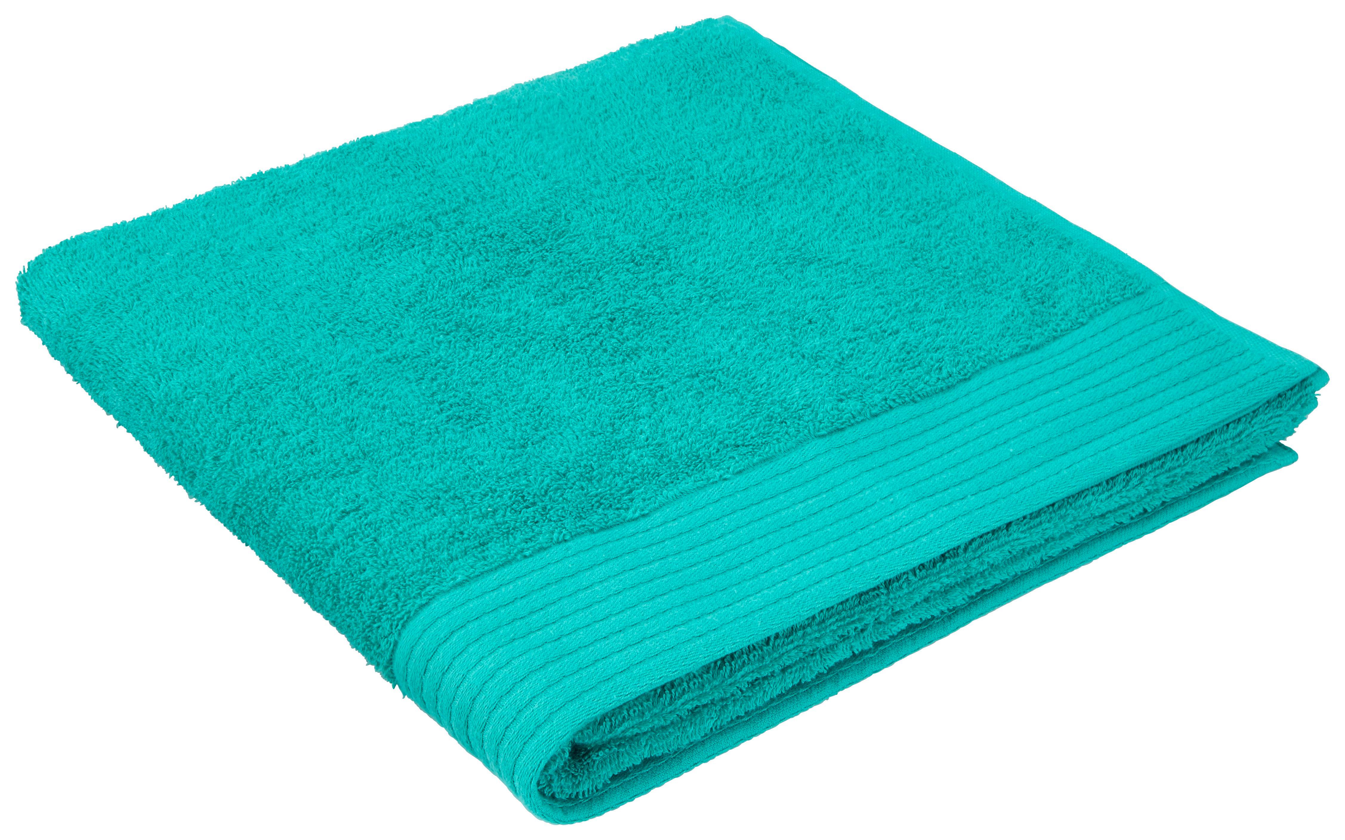 Duschtuch Dolly ca.70x140cm - Türkis, KONVENTIONELL, Textil (70/140cm) - Bessagi Home