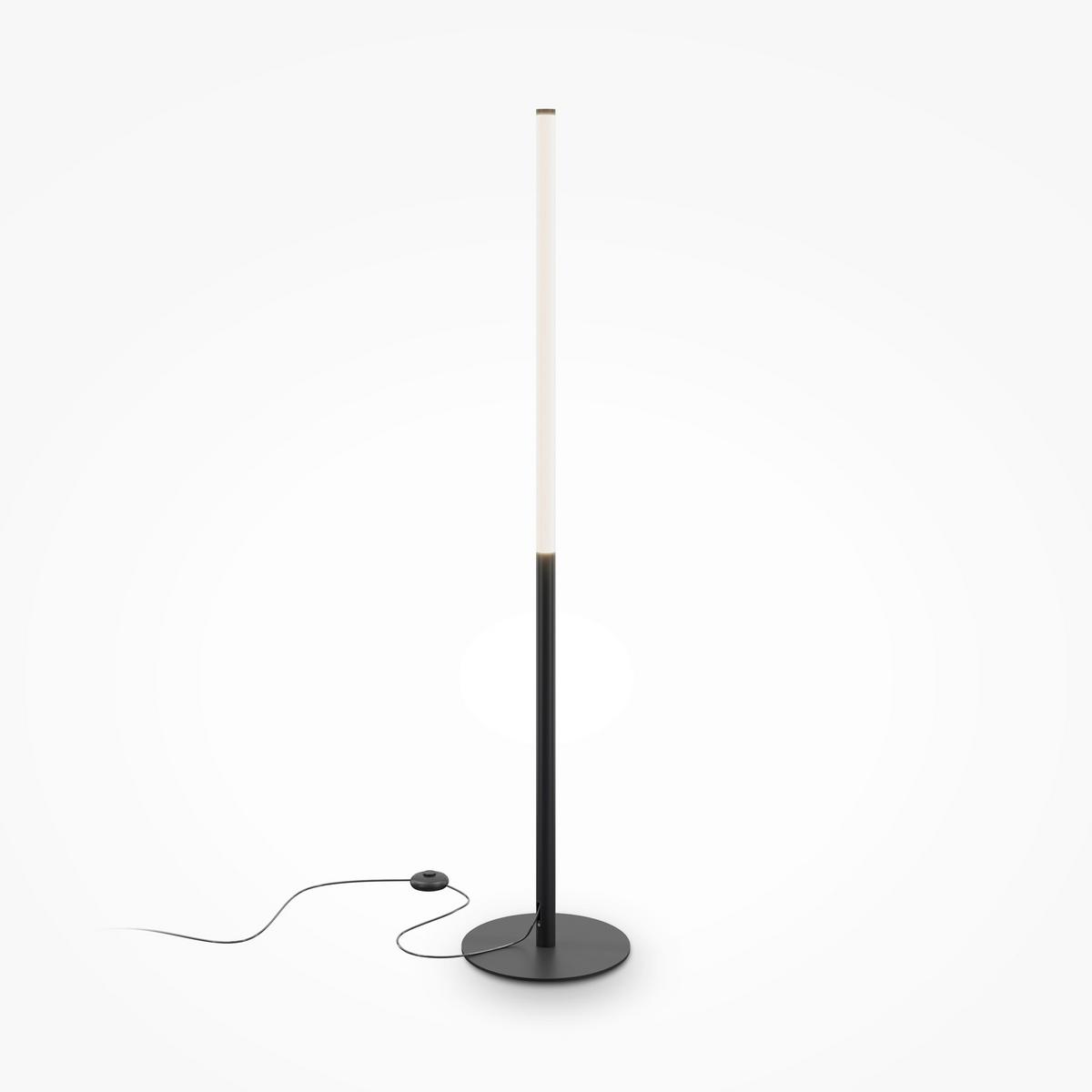 Stehleuchte Ray Schwarz max. 18 Watt - Schwarz, Trend, Metall (26/130cm) - MAYTONI