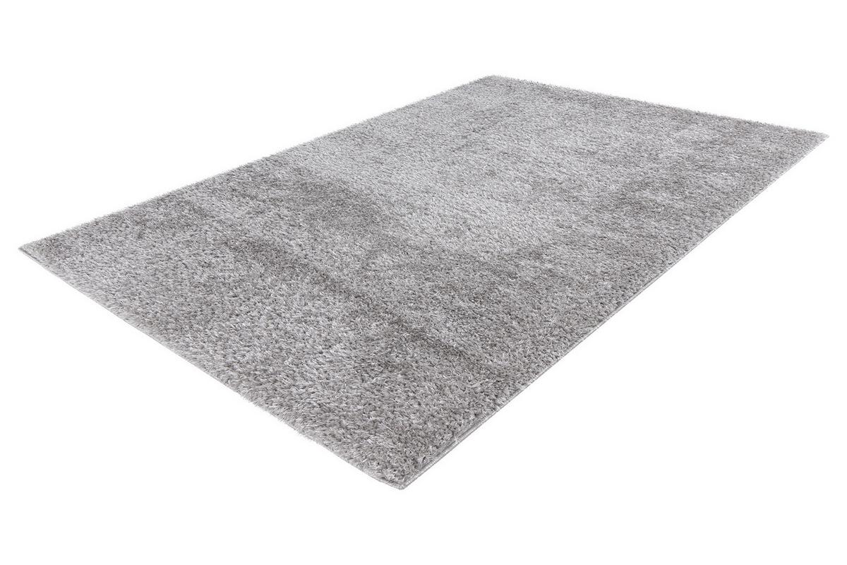 HOCHFLORTEPPICH MY EMILIA - Silberfarben, Konventionell, Textil (60/110cm) - Novel