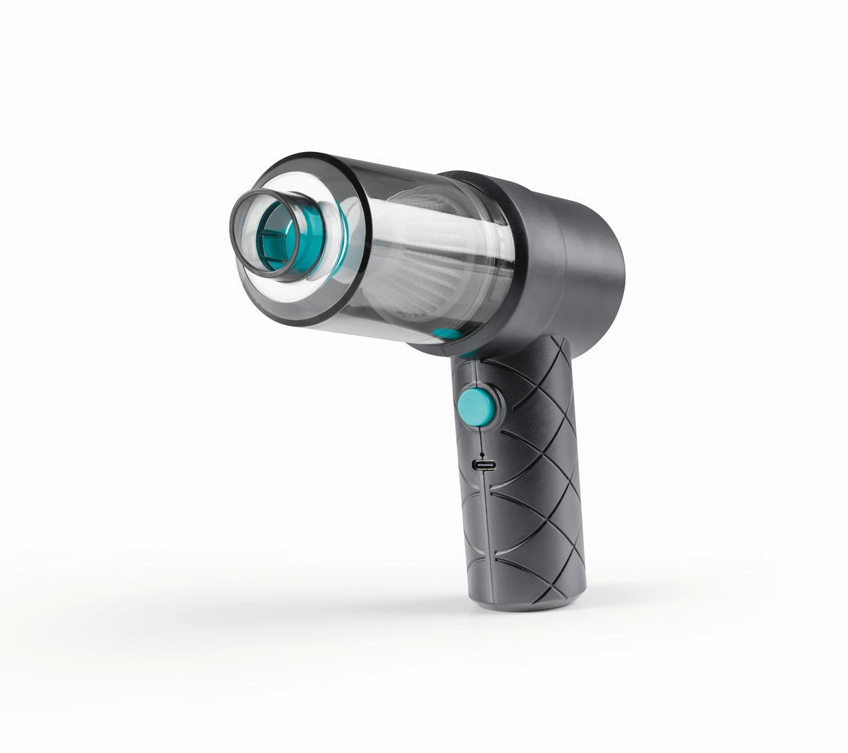 Akku-Handstaubsauger Cleanmaxx max. 40 Watt - Blau/Grau, Kunststoff/Metall (33,5/17,5/5,5cm)