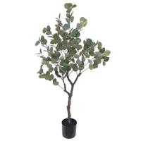 SZTUCZNA ROŚLINA MC-228900-M154 - zielony/ciemnoszary, Basics, tworzywo sztuczne/tkanina (122cm) - Ambia Home