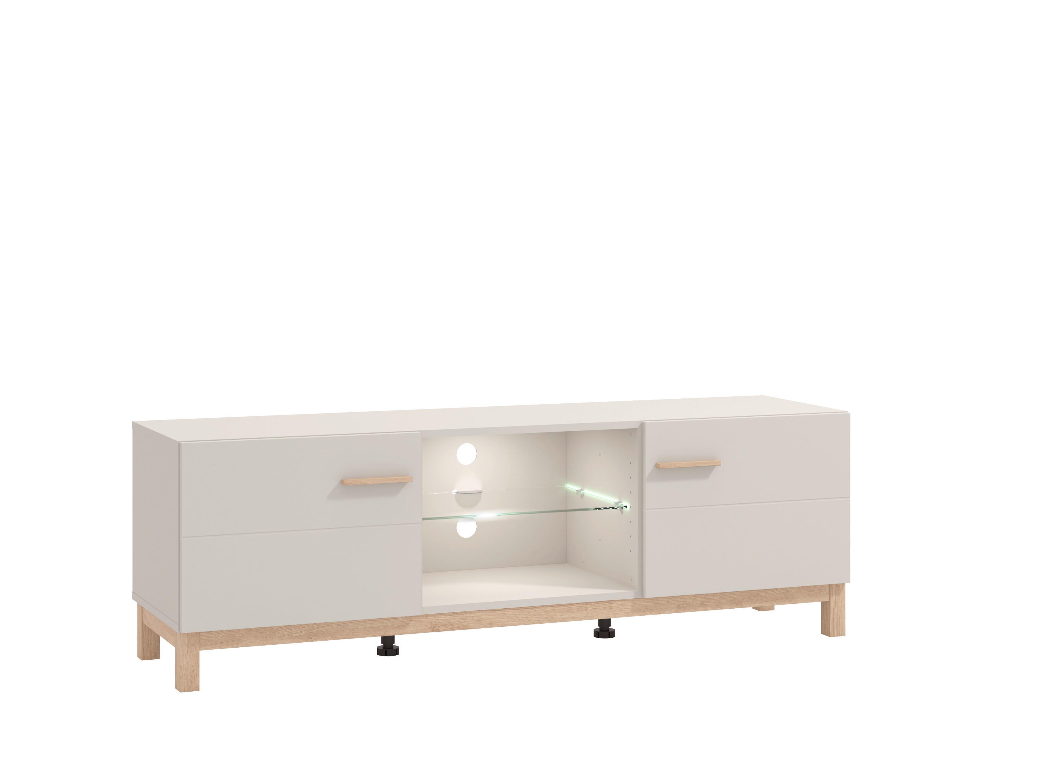 TV-Element Essex Ksm Kaschmir/Eiche Artisan - Kaschmir/Eiche Artisan, MODERN, Holzwerkstoff (154/50/41cm) - P & B