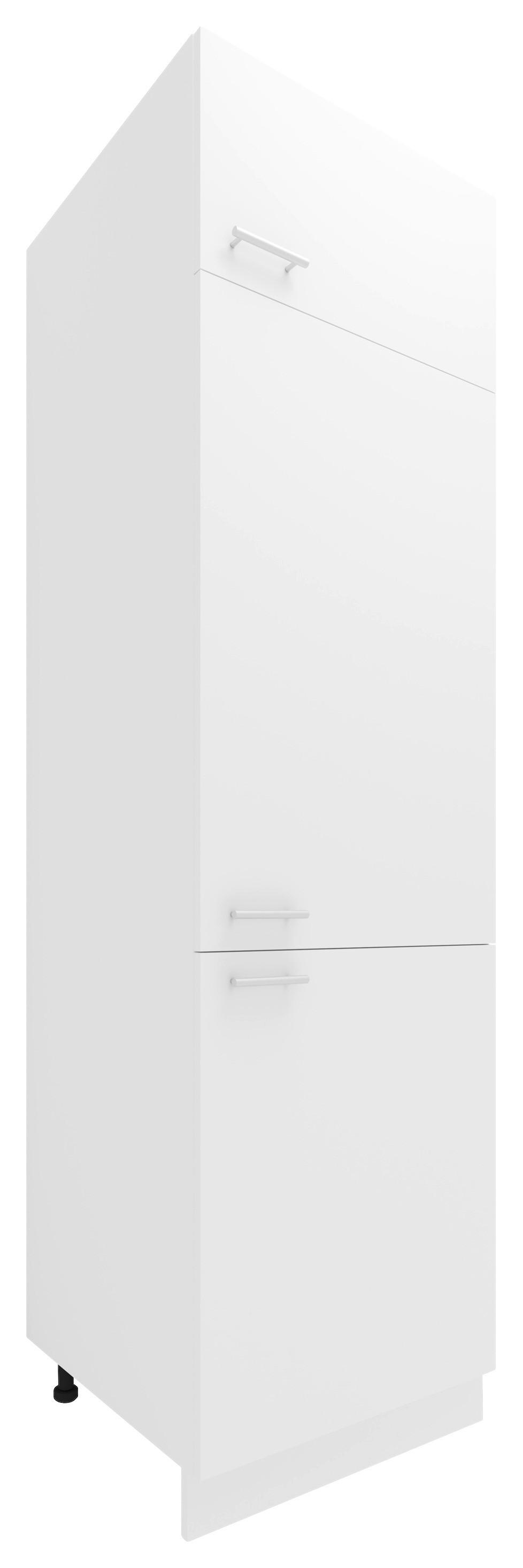 Omara Za Posodo Esilo, Bela - bela/barve aluminija, Konvencionalno, kovina/leseni material (60/207/57cm) - MID.YOU