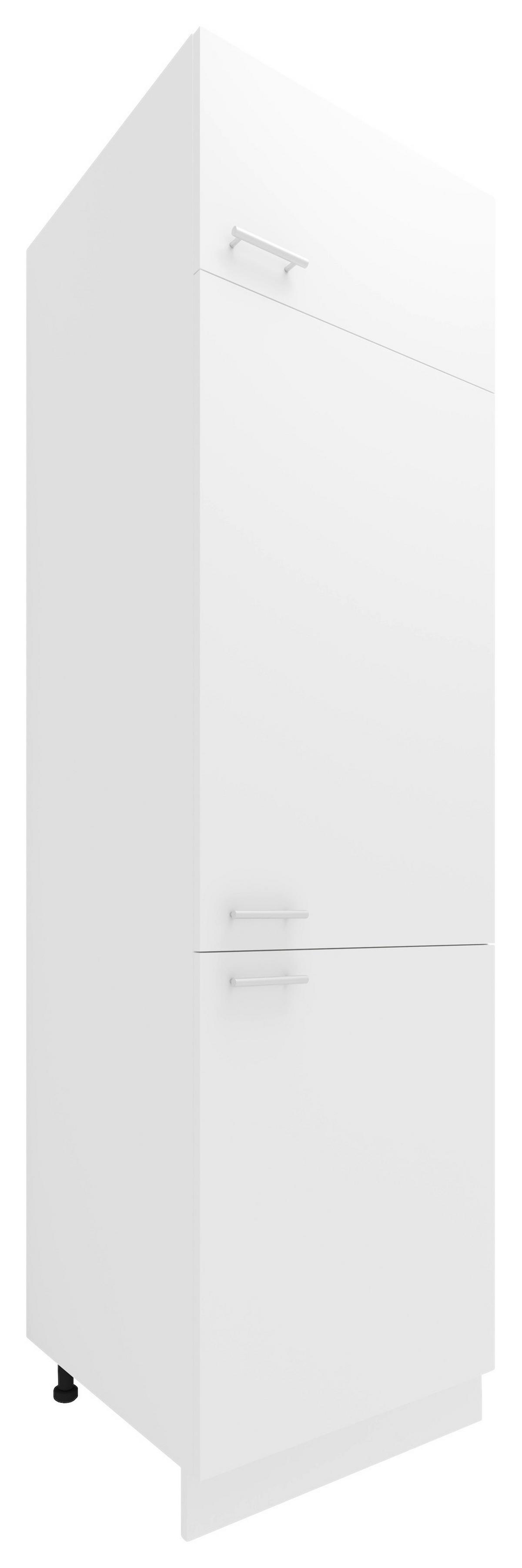 Omara Za Posodo Esilo, Bela - bela/barve aluminija, Konvencionalno, kovina/leseni material (60/207/57cm) - MID.YOU