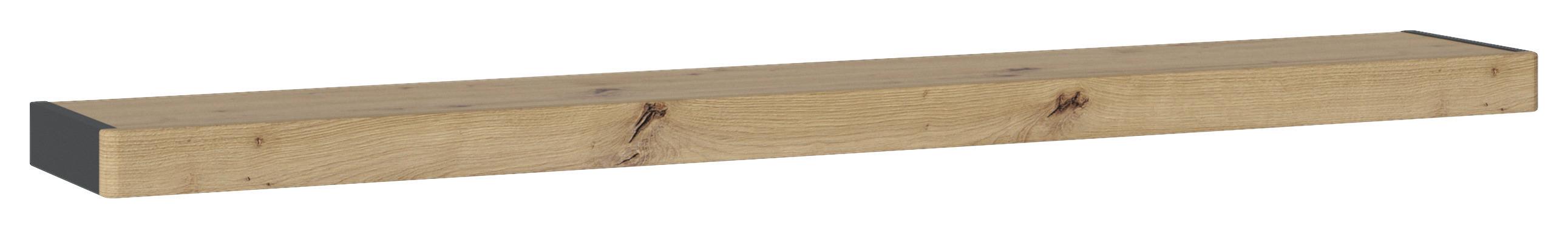 Zidna Polica Turino - hrast Artisan, Trend, drvni materijal (150/6/25cm) - Modern Living
