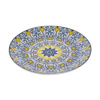 Farfurie întinsă MAJA - albastru/galben, Lifestyle, ceramică (26,7/2,7cm) - Mömax
