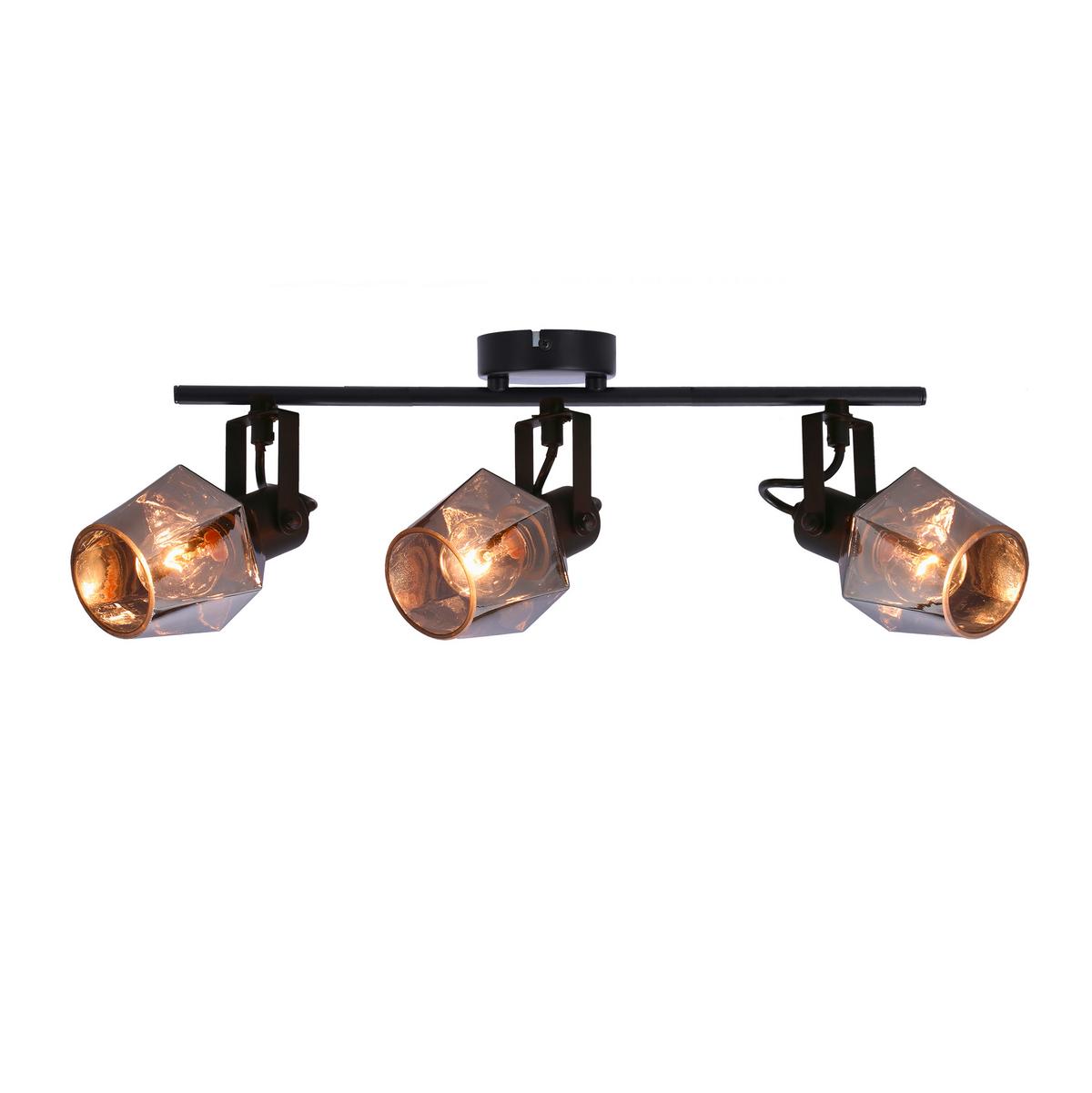 Reflektor Randi - crna, Design, staklo/metal (62/9/22cm)