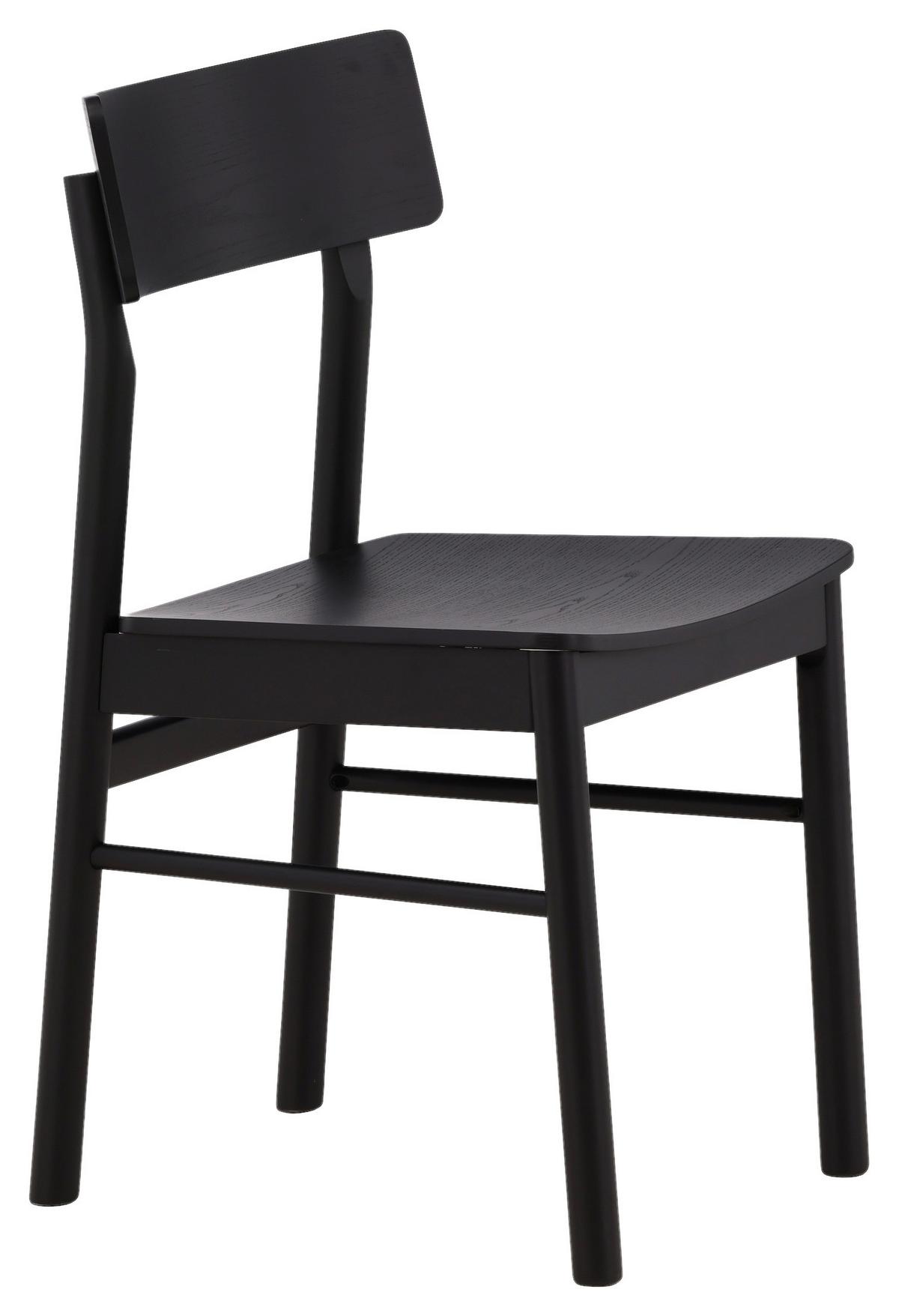 STUHL-SET MONTROS - Schwarz, Design, Holz/Holzwerkstoff (45.5/82/48cm) - Livetastic