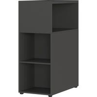 Raumteiler Ribera in Graphitfarben - Graphitfarben/Schwarz, MODERN, Holzwerkstoff/Kunststoff (80/112/44cm) - Premium Living